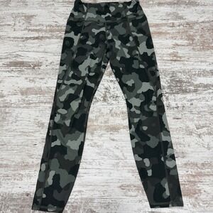 Athleta Lightning Stash Pocket Camo Leggings 7/8 Tight-Mountain Olive Size‎ XS